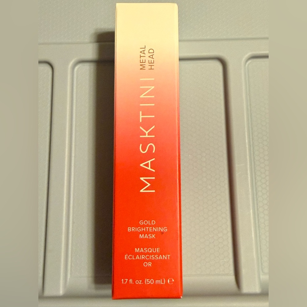 Metal Head- Masktini- Gold Brightening Mask, NEW